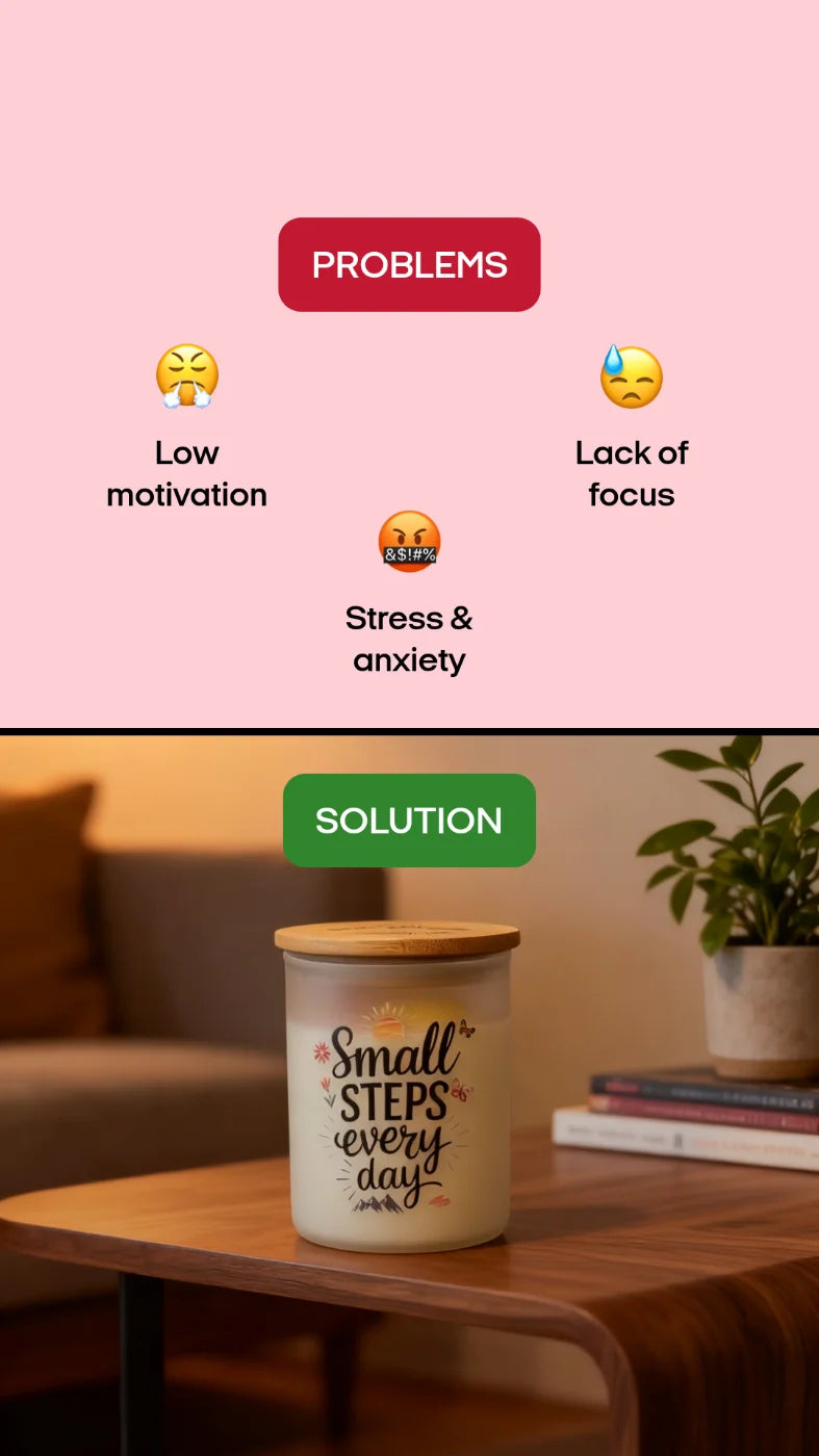 Motivational Scented Candle