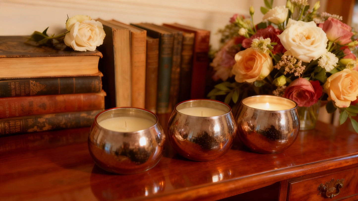 Rose gold Scented Candles