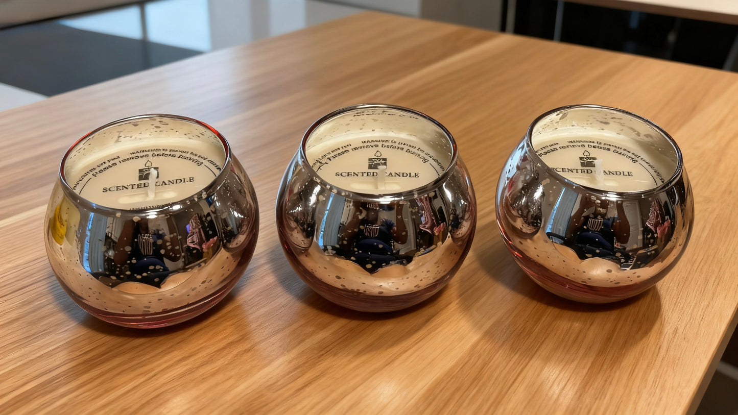 Rose gold Scented Candles
