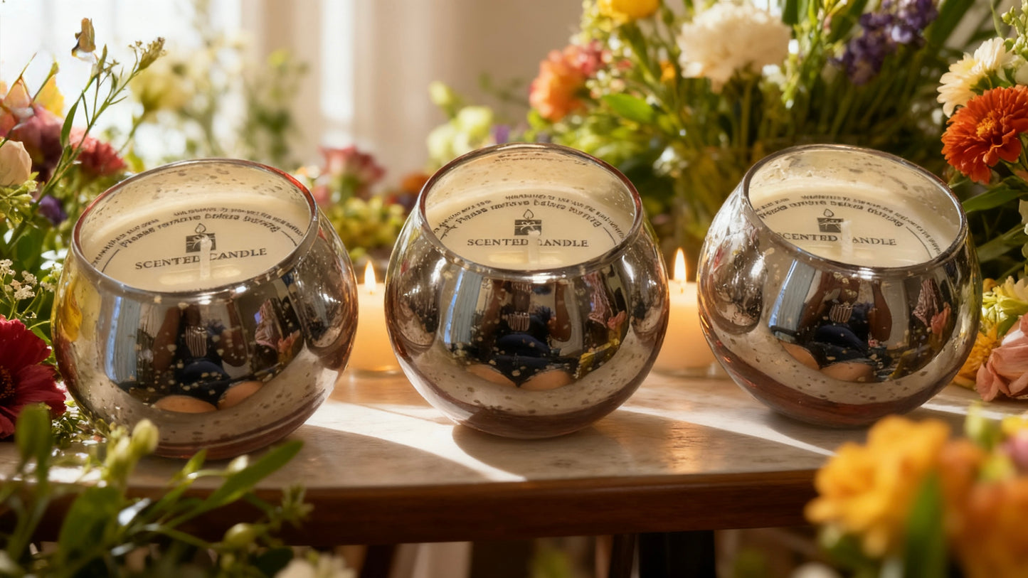 Rose gold Scented Candles