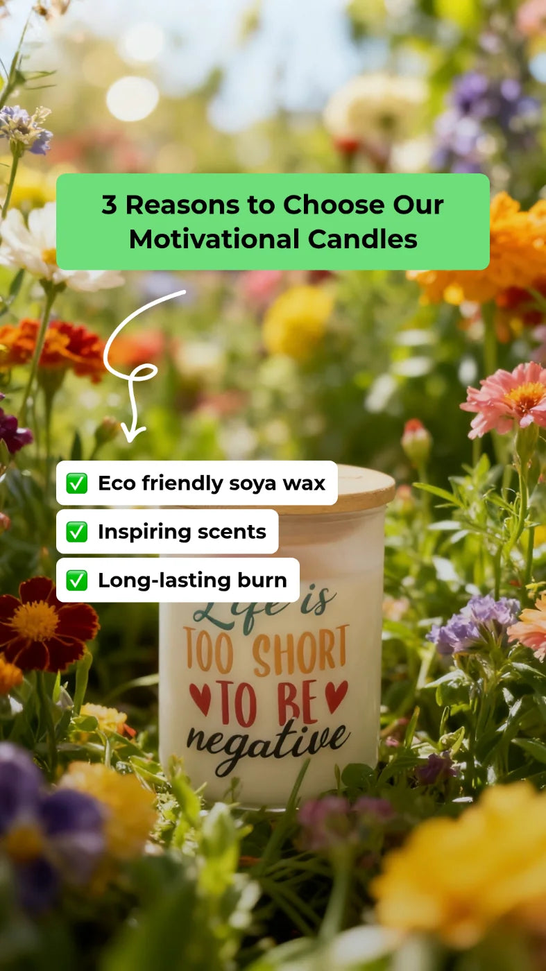 Motivational Scented Candle