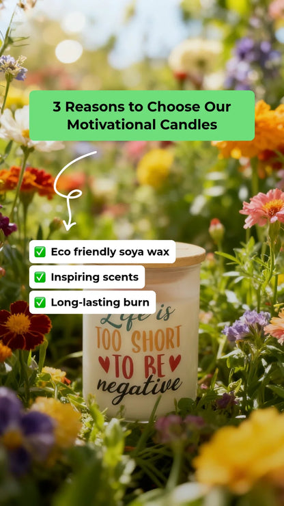 Motivational Scented Candle