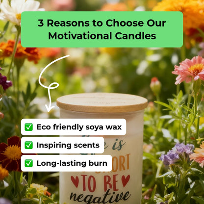 Motivational Scented Candle
